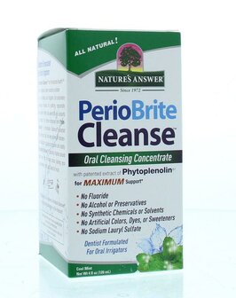 Periobrite monddouche 22 kruiden en Q10 Natures Answer 120ml