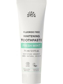 Tandpasta whitening fresh mint Urtekram 75ml