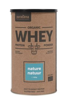 Whey proteine naturel bio Purasana 400g