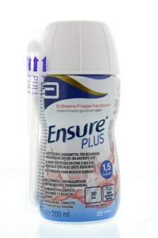 Plus aardbei Ensure 200ml