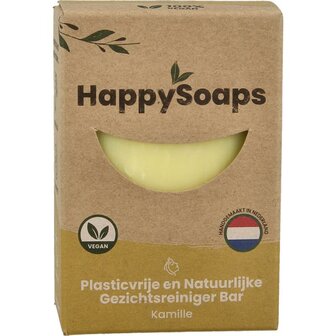 Gezichtreiniger bar kamille Happysoaps 70g