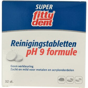 Gebitsreinigingstabletten Fittydent 32tb