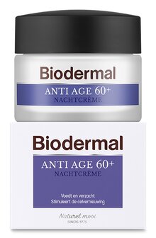 Nachtcreme anti age 60+ Biodermal 50ml