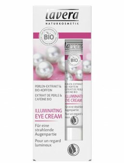 Oogcreme/eye cream illuminating bio FR-DE Lavera 15ml