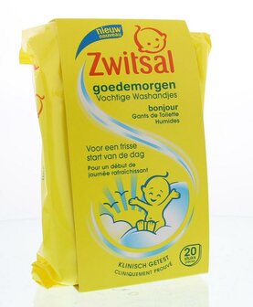 Goedemorgen vochtige washandjes Zwitsal 20st