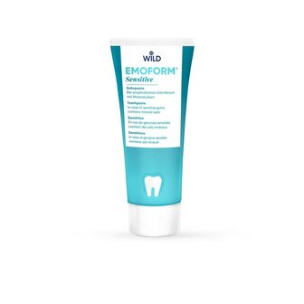 Tandpasta sensitive met fluor Emoform 75ml