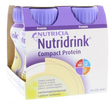 Compact protein vanille 125ml Nutricia 4x125g