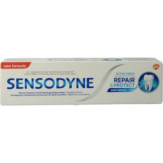 Tandpasta repair &amp; protect extra fresh Sensodyne 75ml