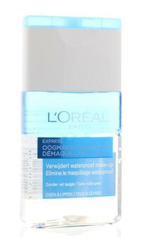 Express oogmake-up en lipstick remover Loreal 125ml