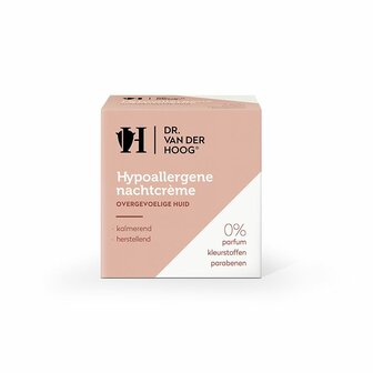 Nachtcreme hypo allergeen Dr vd Hoog 50ml