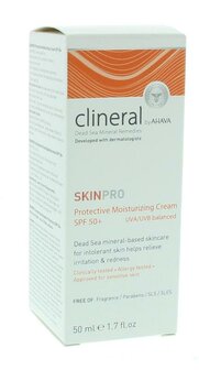 Clineral Skinpro protective moisturiser SPF50 Ahava 50ml