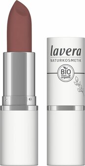 Lipstick velvet matt auburn brown 02 bio Lavera 4.5g