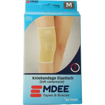 Elastic support knie maat M huidskleur Emdee 1st