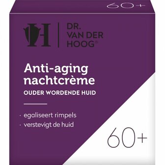 Anti aging nachtcreme 60+ Dr vd Hoog 50ml
