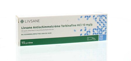 Terbinafine 10mg/g creme Livsane 15g