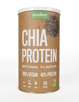 Chia proteine 40% naturel vegan bio Purasana 400g