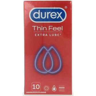 Thin feel extra lube Durex 10st