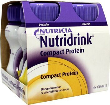 Compact protein banaan 125 gram Nutricia 4st