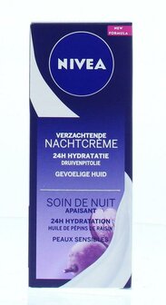 Essentials nachtcreme sensitive Nivea 50ml