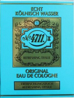 Colognettes refresh tissues 4711 10st