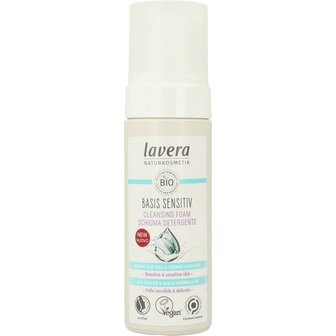 Basis sensitiv cleansing foam EN-IT Lavera 150ml