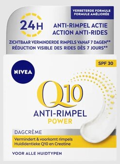 Dagcreme Q10 power anti rimpel SPF30 Nivea 50ml