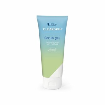 Clearskin scrub gel tube Dr vd Hoog 100ml