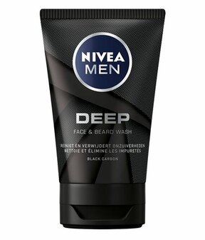 Men deep black face wash Nivea 100ml