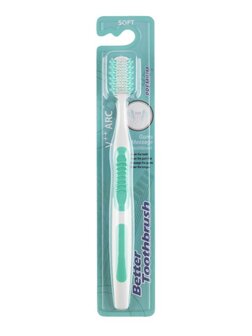 Tandenborstel premium soft groen Bettertoothbrush 1st