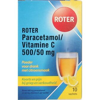Paracetamol Vitamine C Roter 10sach