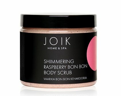 Bodyscrub shimmering raspberry bon bon Joik 210g