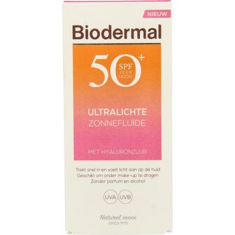 Ultralichte Zonnefluide SPF50+ Biodermal 40ml