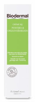 Creme bij puistjes en onzuiverheden Biodermal 30ml