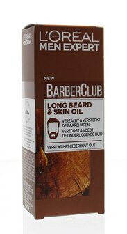 Barber club long beard &amp; skin oil Loreal 30ml
