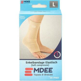 Elastic support enkel maat L huidskleur Emdee 1st