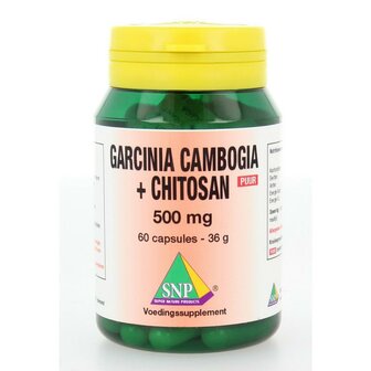 Garcinia cambogia chitosan 500 mg puur SNP 60ca
