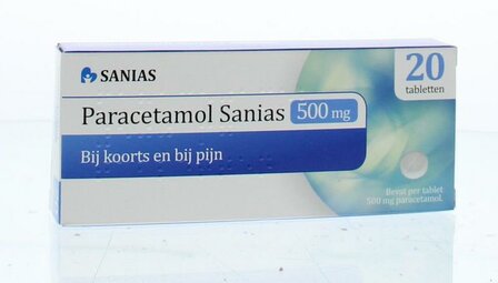 Paracetamol 500mg Sanias 20st
