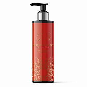 Silky soft massageolie red orange Bodygliss 150ml