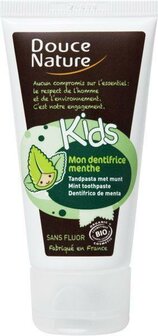 Kindertandpasta mint bio Douce Nature 50ml