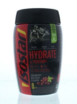 Hydrate &amp; perform cranberry red fruit Isostar 400g
