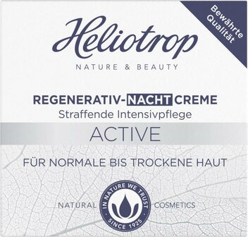 Active regeneratie nachtcreme Heliotrop 50ml