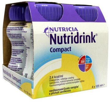 Compact vanille 125ml Nutridrink 4st