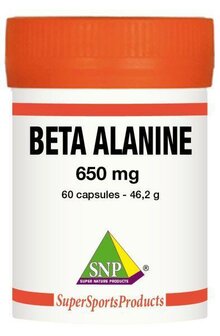 Beta alanine 650 mg puur SNP 60ca