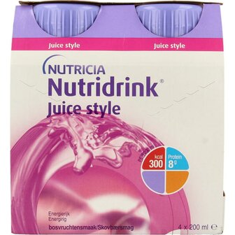 Juice style bosvruchten Nutridrink 4st