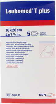 T plus 10.0 x 20cm Leukomed 5st