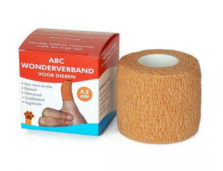 Wonderverband bruin dieren Abc Wondverband 1st