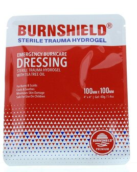 Hydrogel kompres 10 x 10cm Burnshield 1st