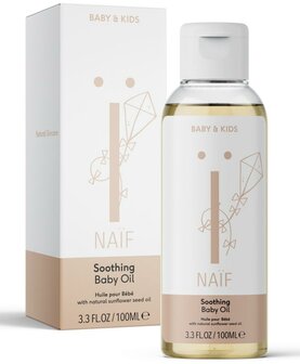 Verzachtende baby olie Naif 100ml