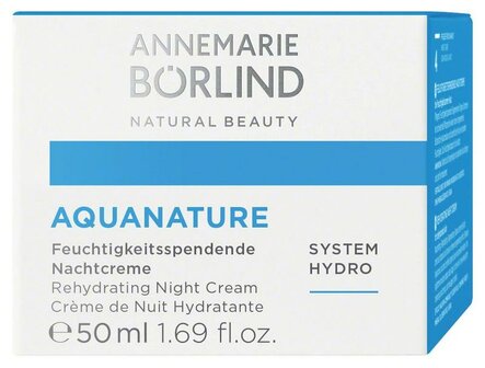 Aquanature hydraterende nachtcreme Borlind 50ml