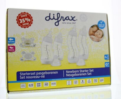 Starterset pasgeborenen Difrax 1st